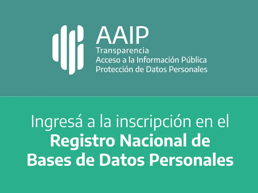 Registro Nacional de Bases de Datos Personales
